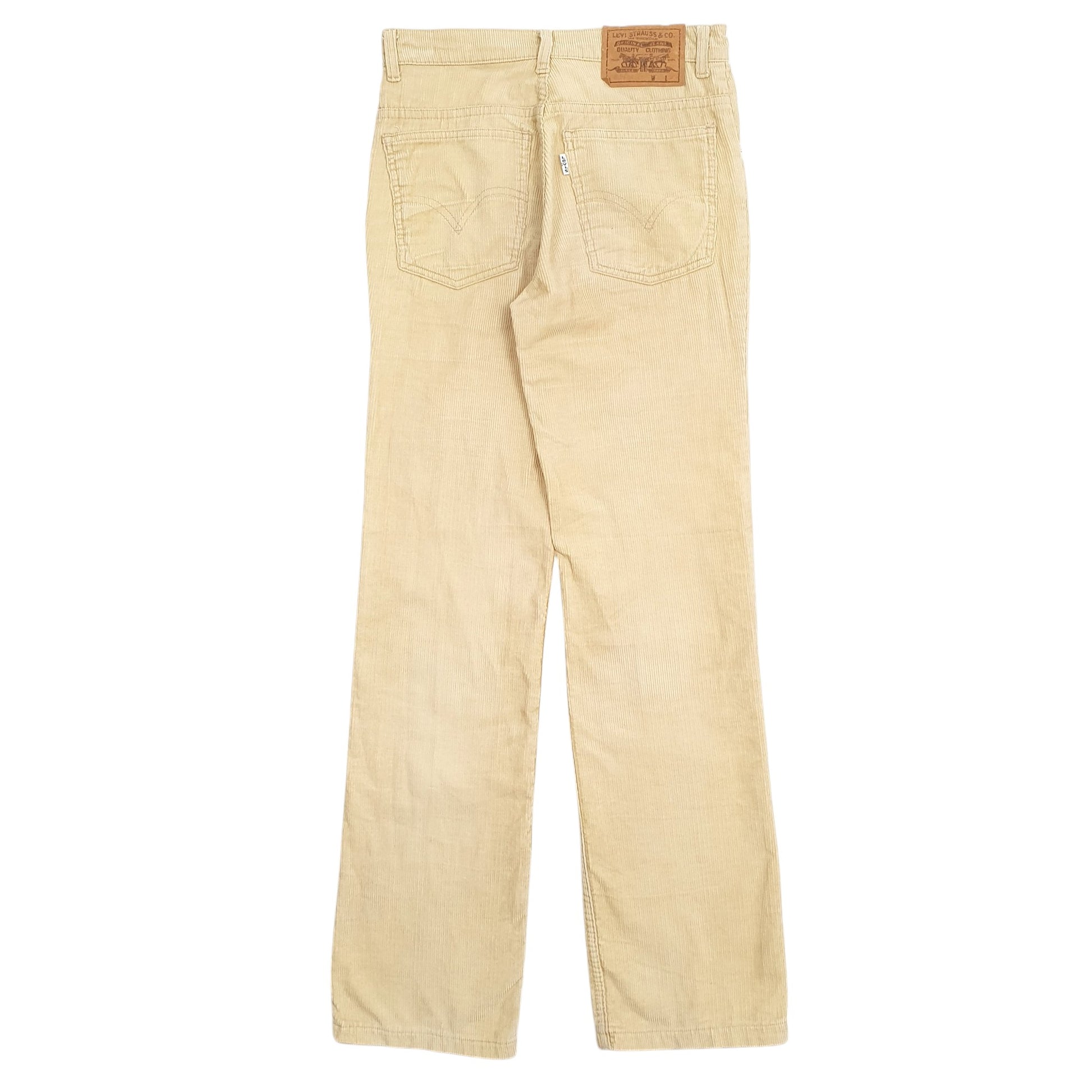 Womens Beige Levis  Corduroy Trousers