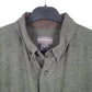 Mens Green Woolrich Chamois Overshirt Shacket Long Sleeve Shirt