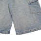 Mens Blue Timberland Baggy Jorts Jean Denim Shorts