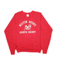 Mens Red Fruit Of The Loom Made In USA Vintage 90's Milton Moore Spanish Magnet Crewneck Jumper