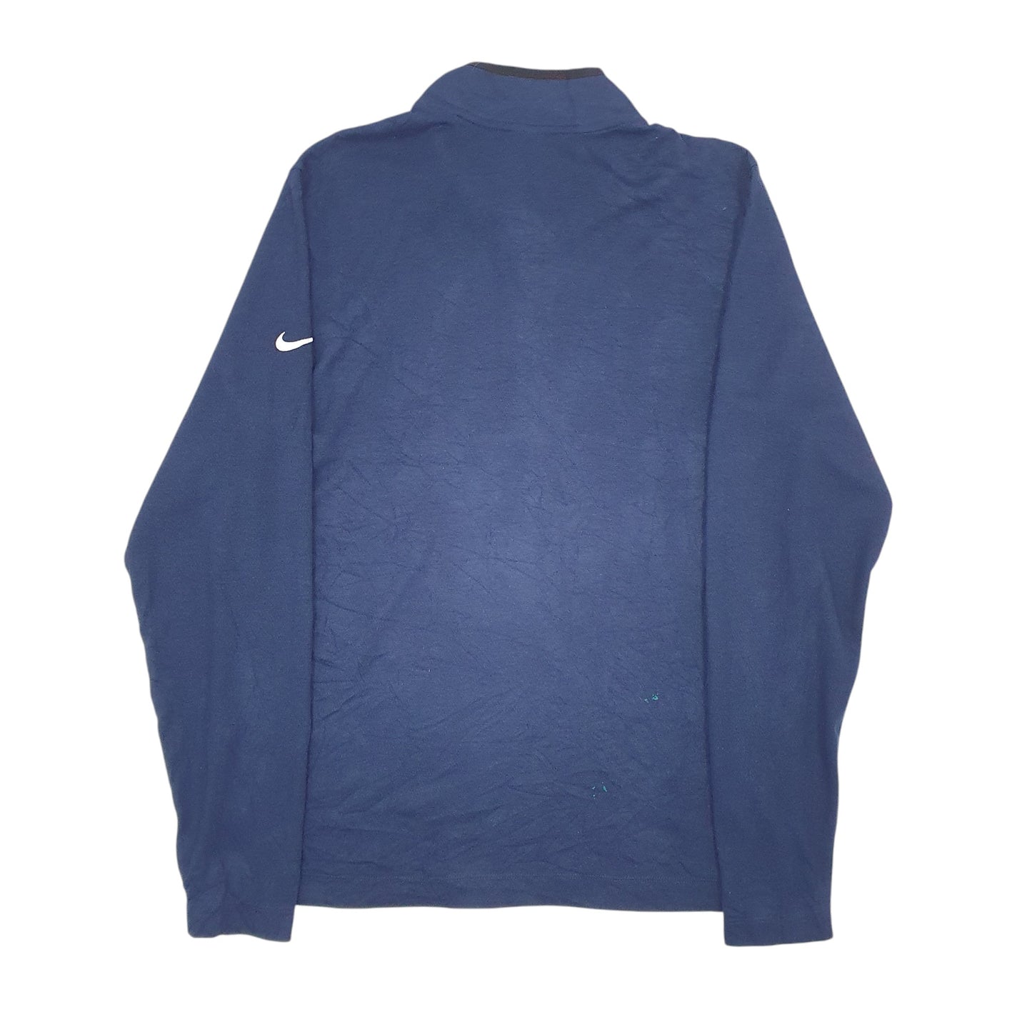 Mens Navy Nike Active Wear Quarter Zip Jumper