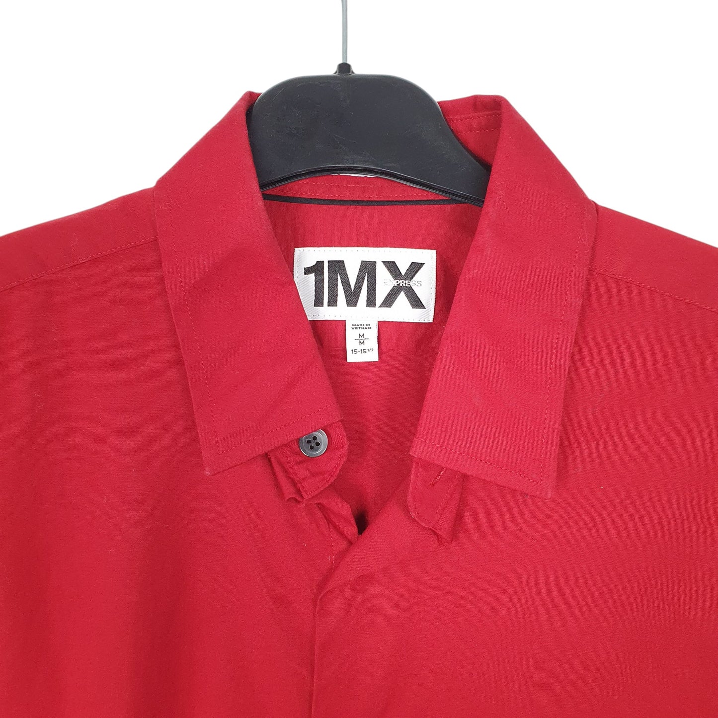 Mens Red 1MX Express  Long Sleeve Shirt