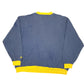 Mens Navy Lee Vintage 90s Sport Michigan Wolverines Spellout USA Football Crewneck Jumper