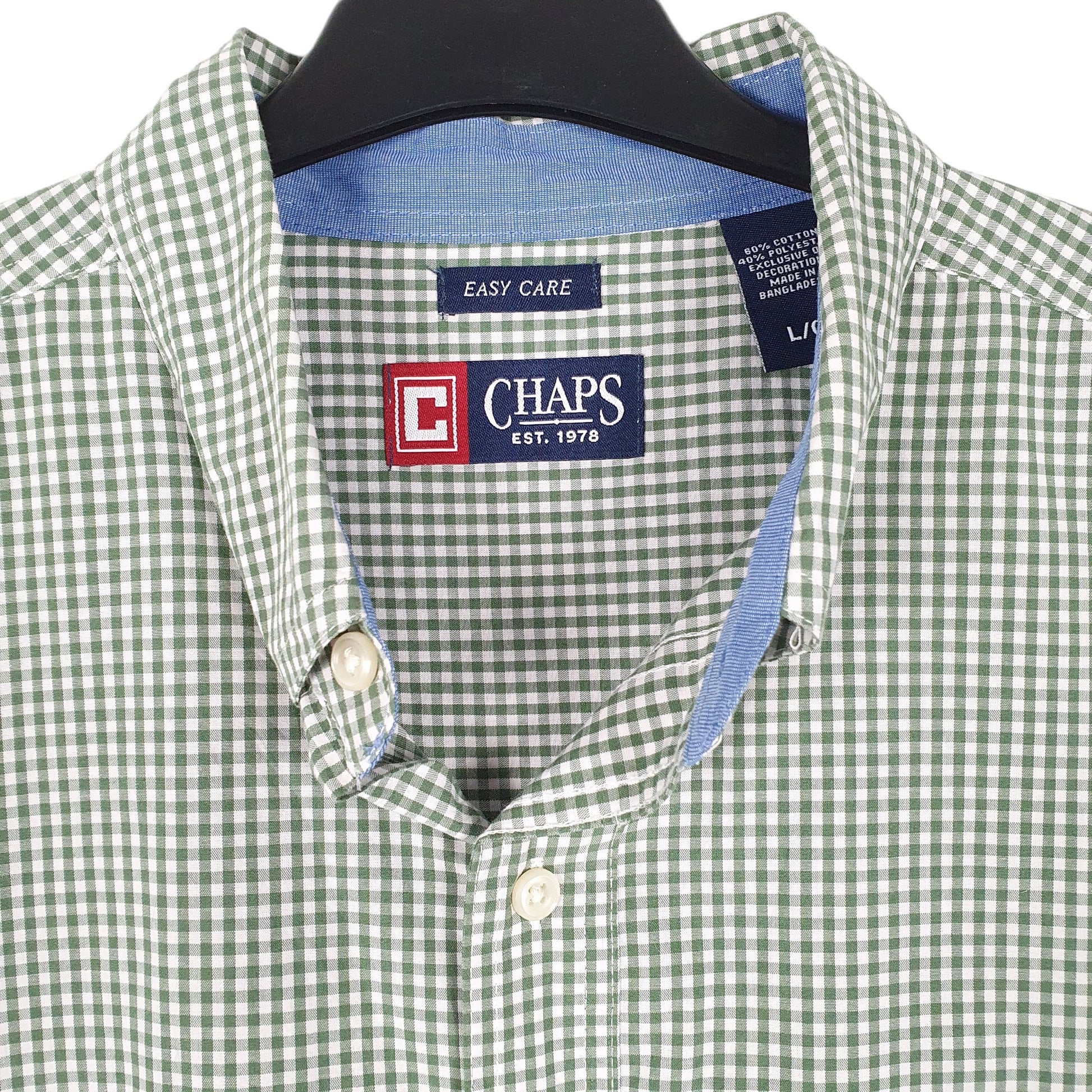 Mens Green Chaps  Long Sleeve Shirt
