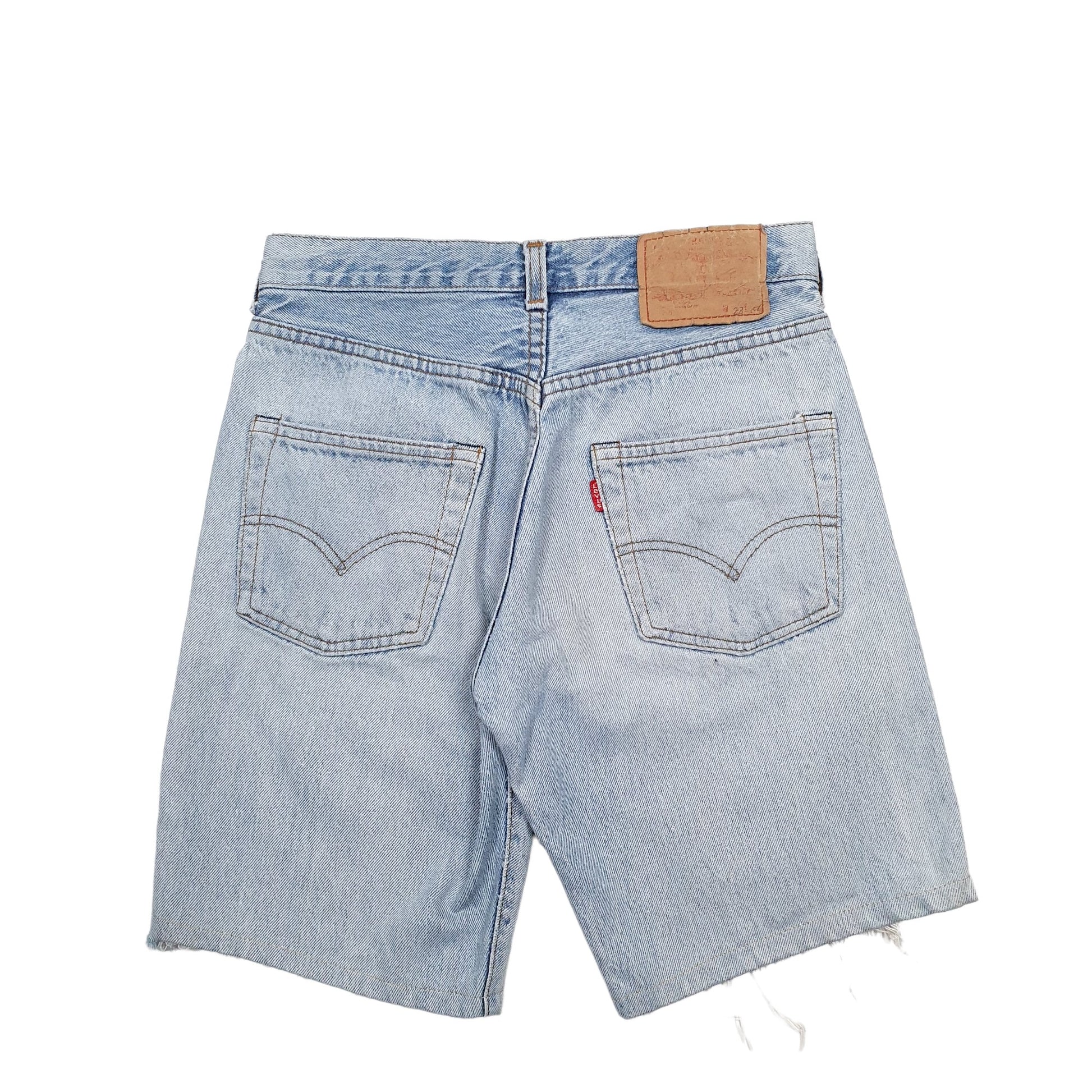 Womens Blue Levis 501 Denim Jorts Denim Shorts