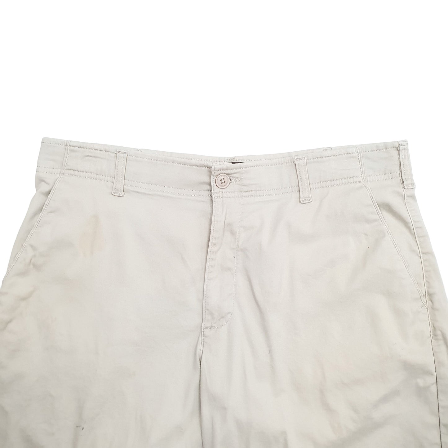 Mens Cream Lee Extreeme Comfort Chino Shorts