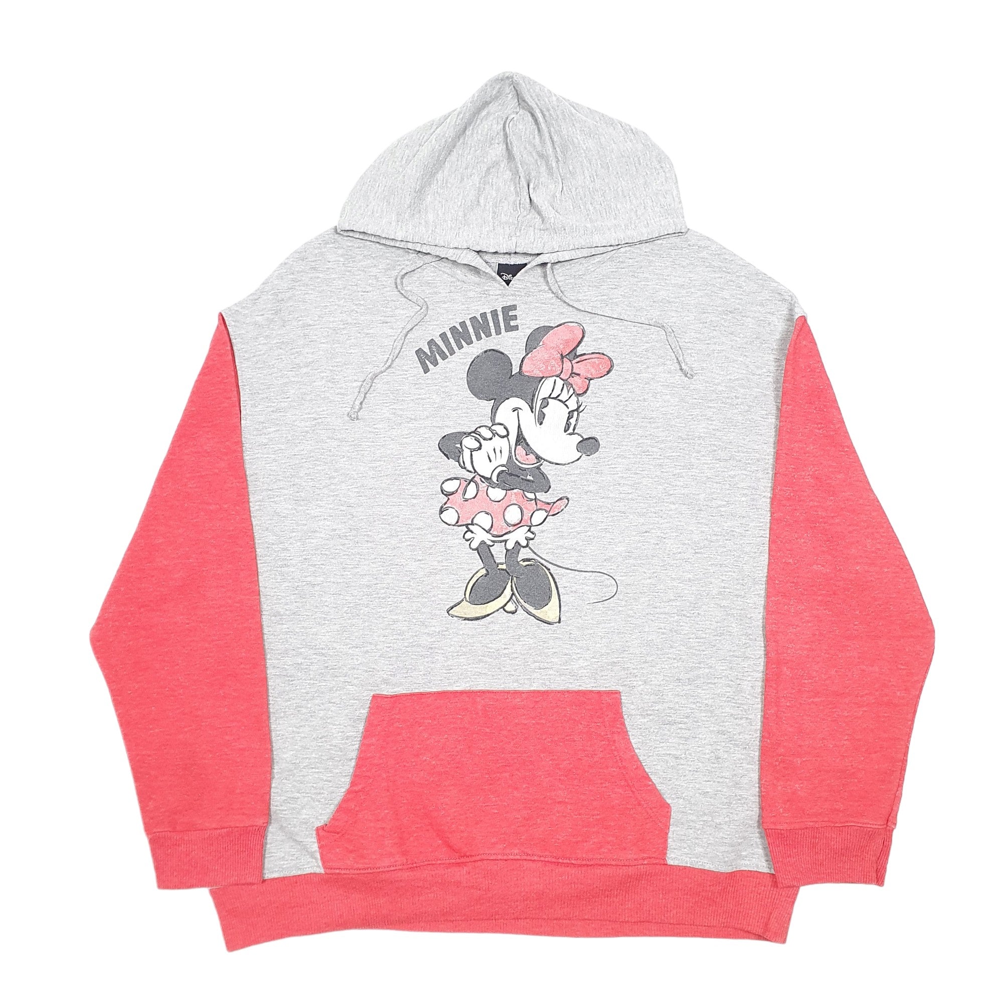 Womens Disney Grey Hoodie Minnie Mouse Jumper L Bundl Clothing