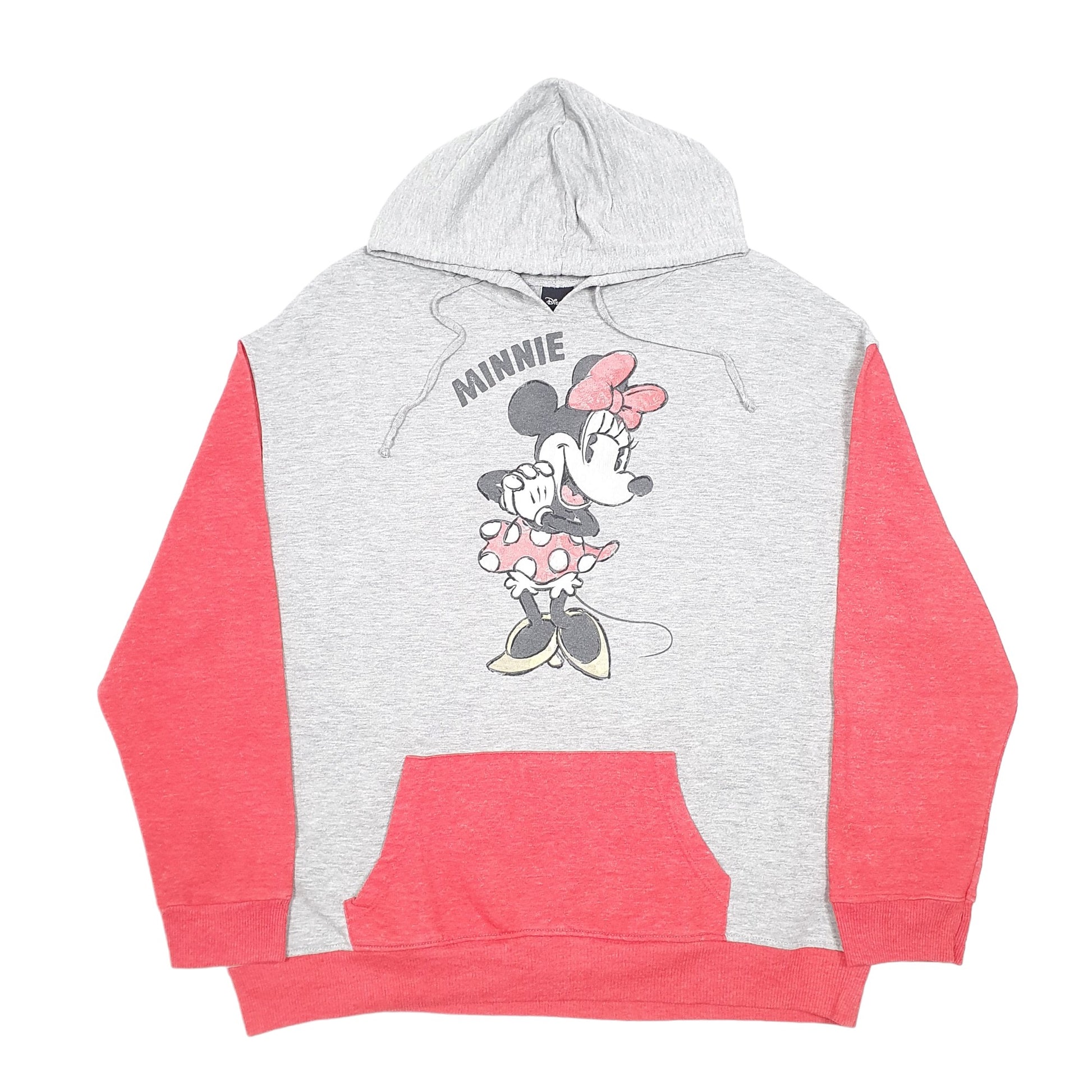 Womens Grey Disney Minnie Mouse Hoodie Jumper