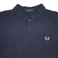 Mens Navy Fred Perry  Short Sleeve Polo Shirt