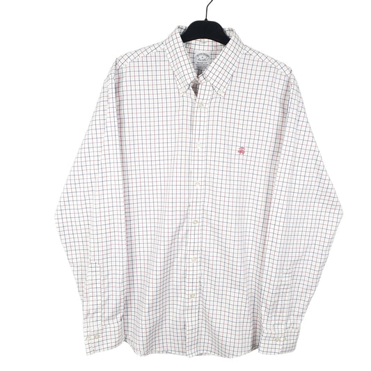 Mens White Brooks Brothers Regent Long Sleeve Shirt