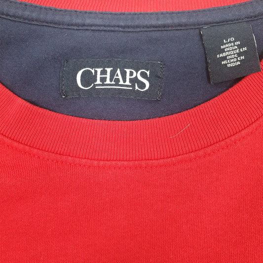 Mens Red Chaps  Crewneck Jumper