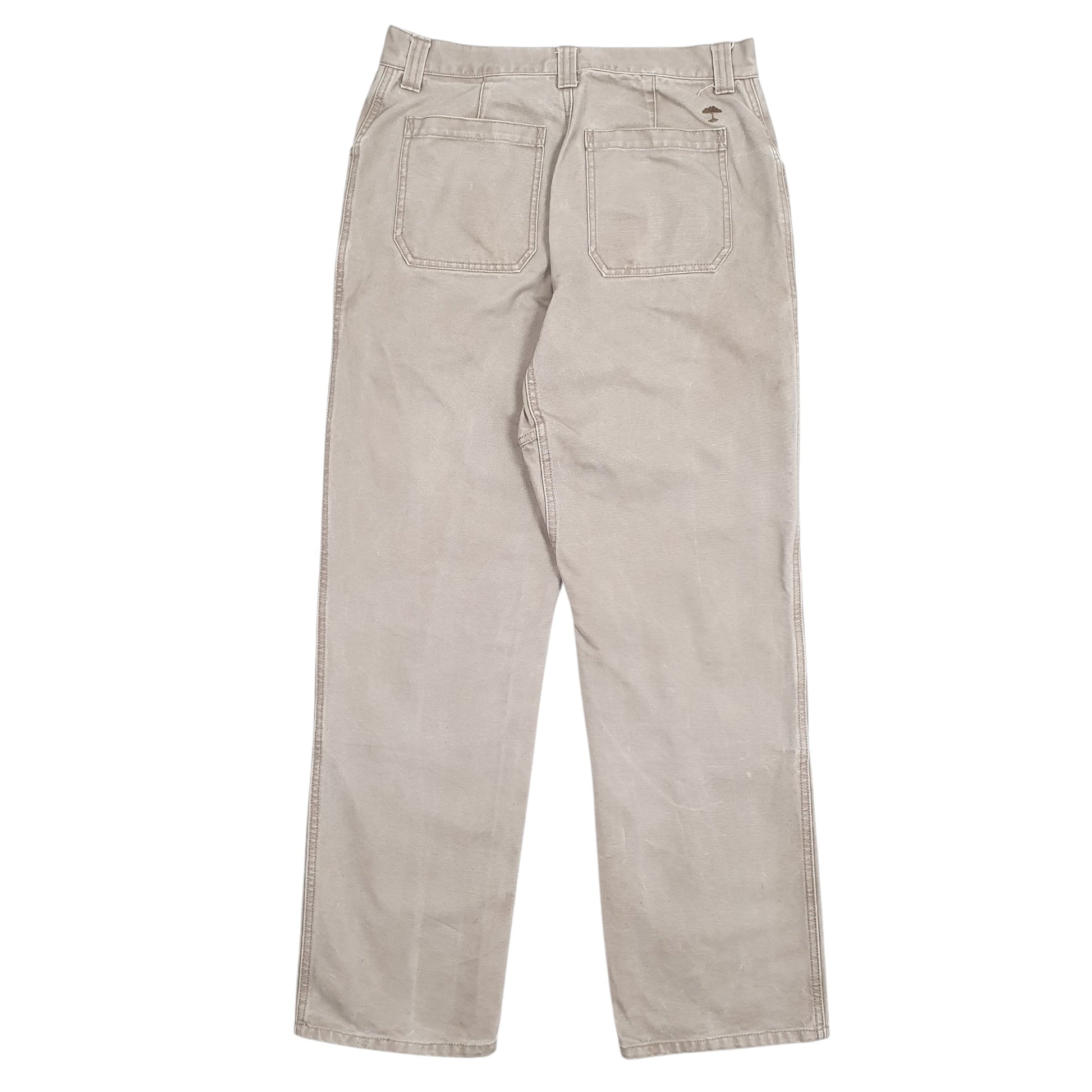Mens Beige Arbor Wear Work Wear Cargo Trousers