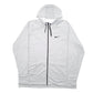 Mens Grey Nike Hoodie Dri Fit Active Tall Full Zip Jumper