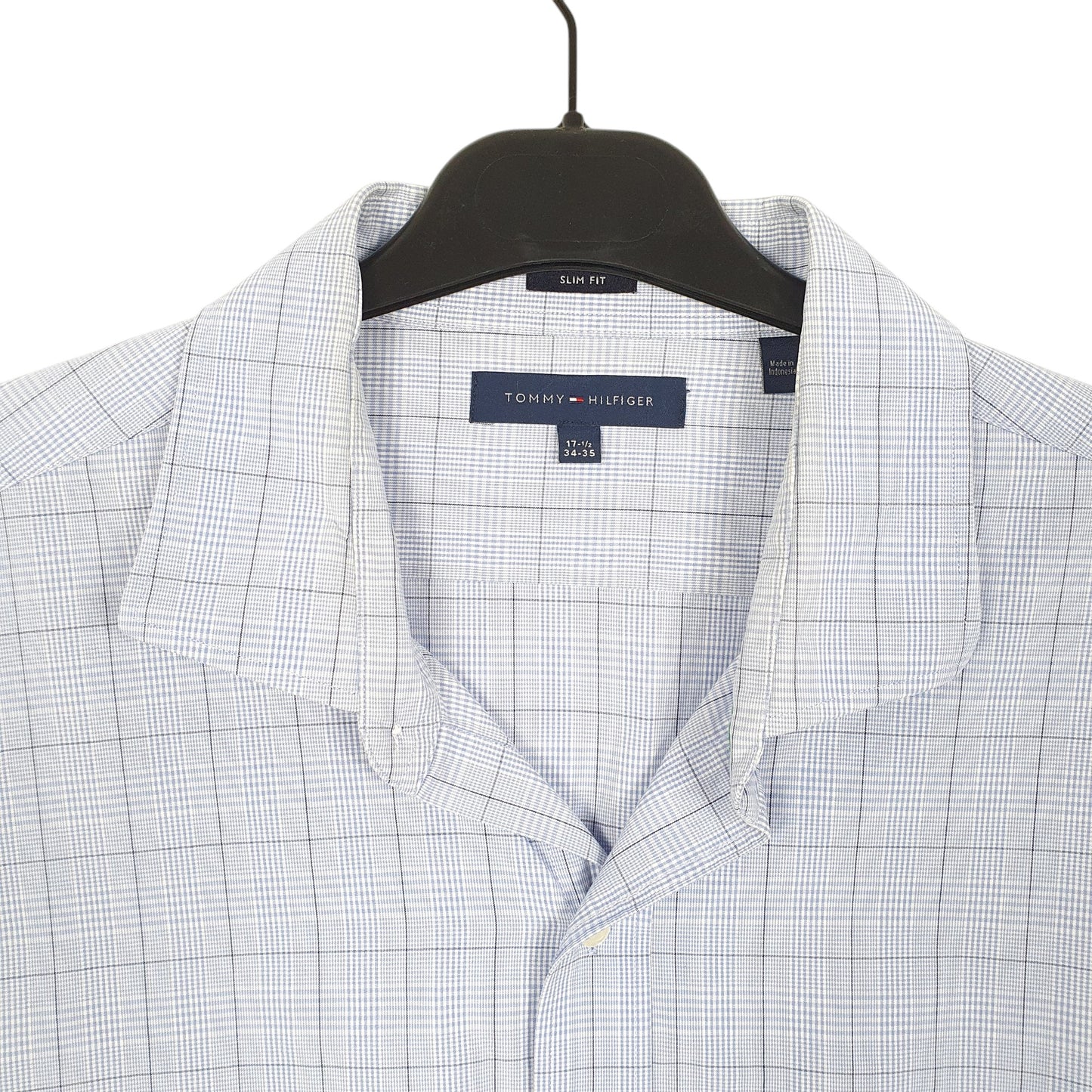 Mens Blue Tommy Hilfiger  Long Sleeve Shirt