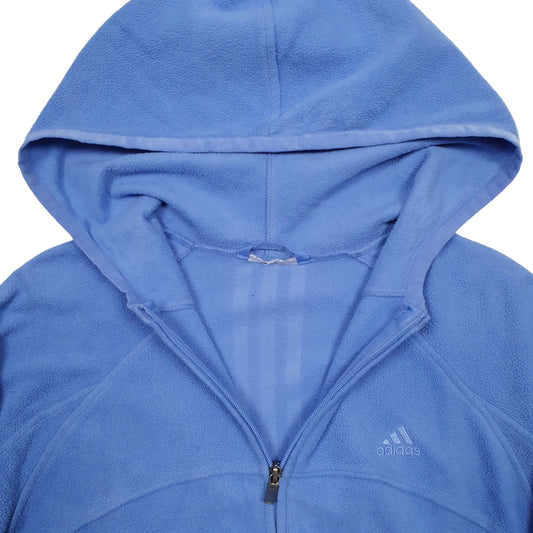 Mens Blue Adidas  Full Zip Jumper