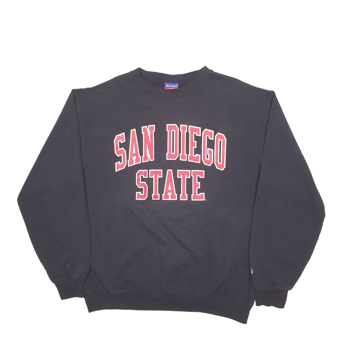 Mens Black Champion San Diego USA College Crewneck Jumper