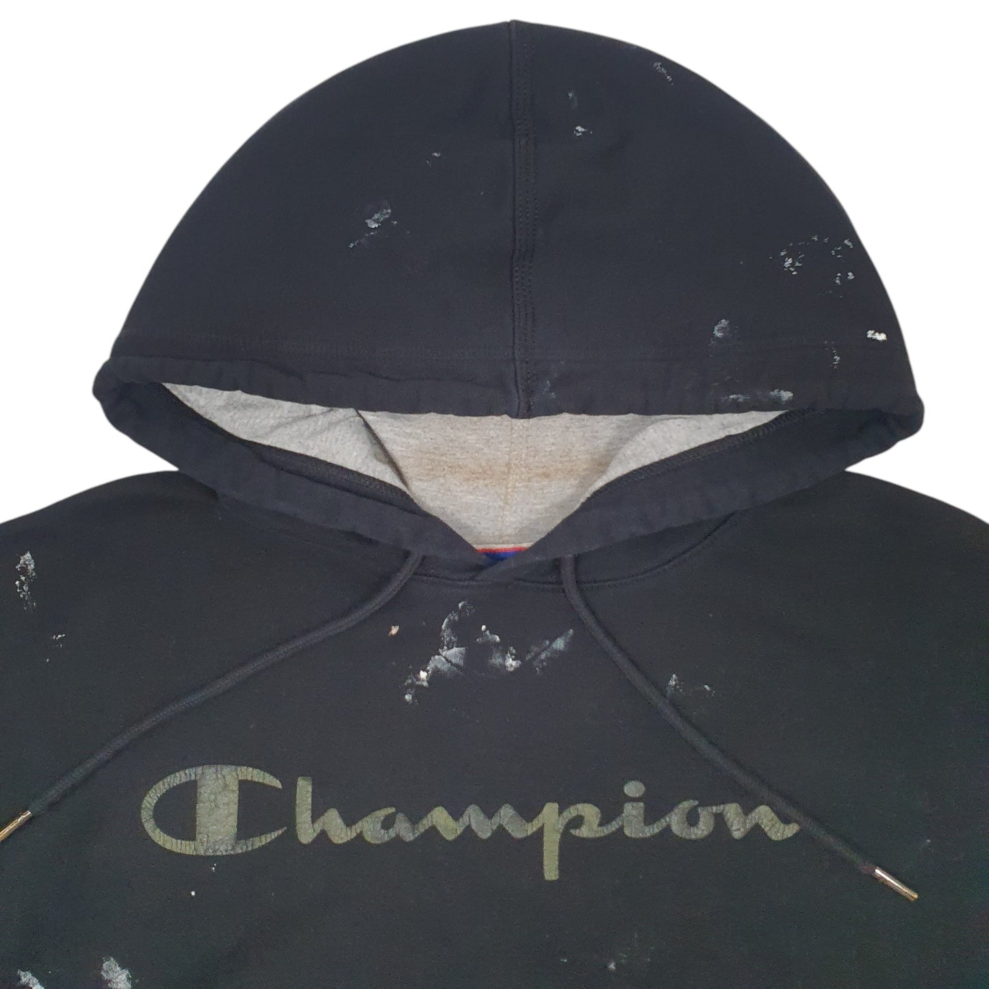 Mens Black Champion  Hoodie Jumper