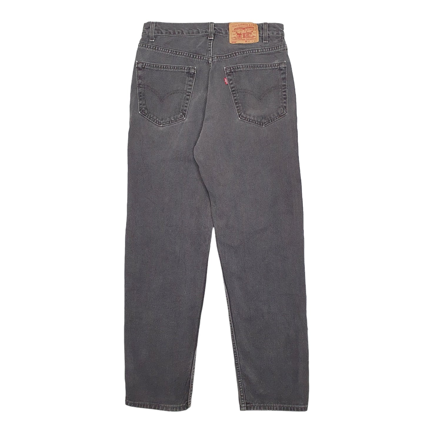 Mens Black Levis Made In USA 2000's 550 JeansW32 L32