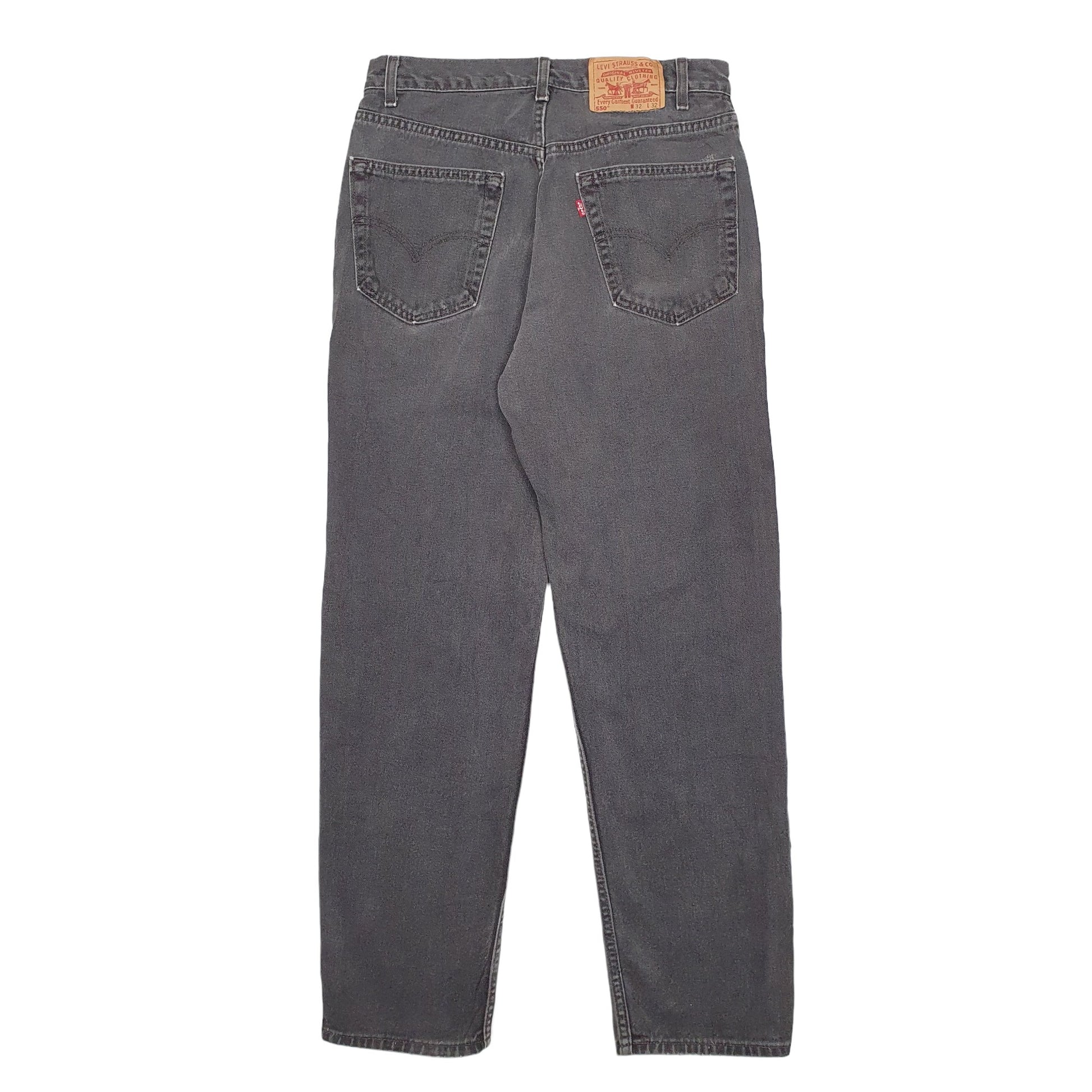 Mens Black Levis Made In USA 2000's 550 JeansW32 L32