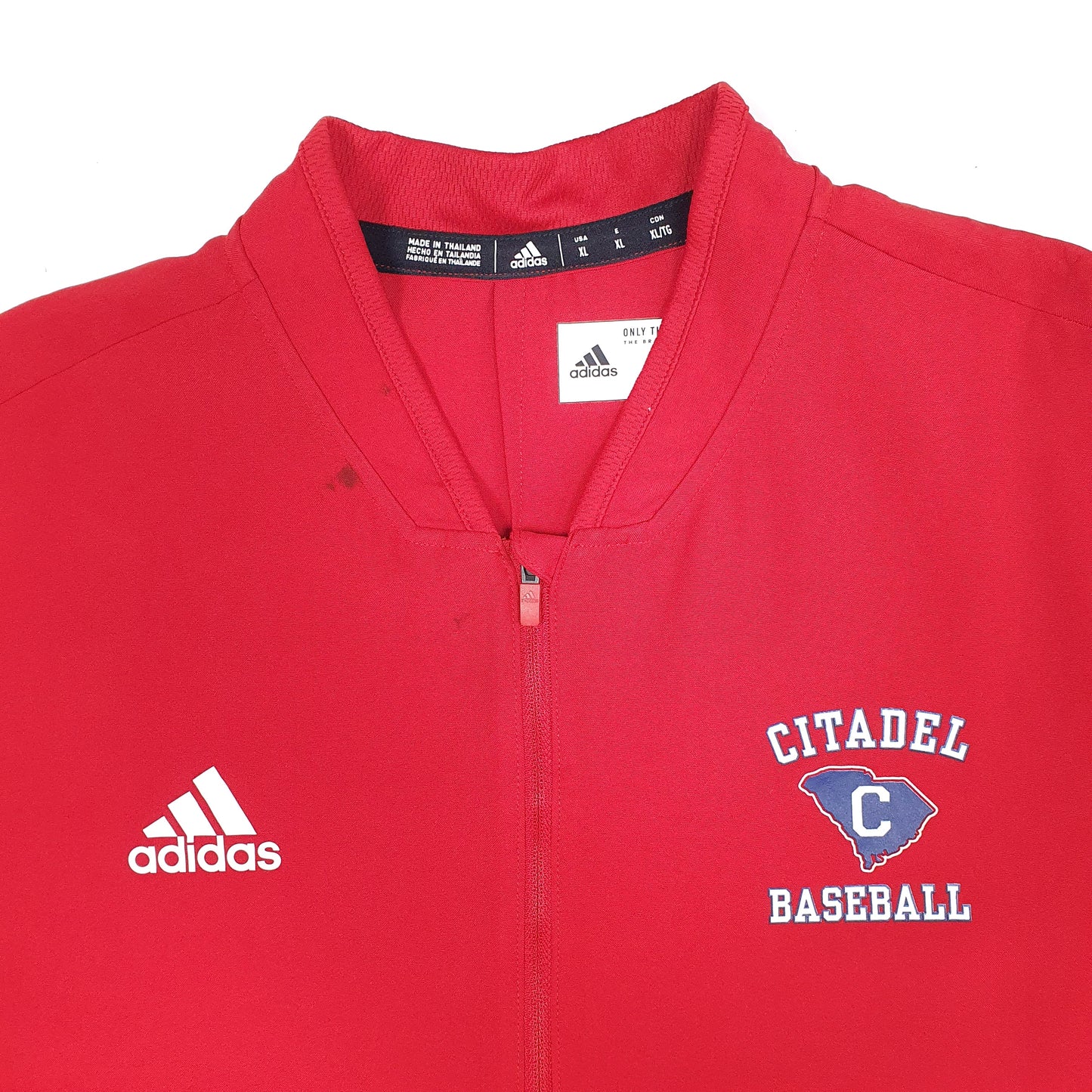 Mens Red Adidas Citadel Basketball Lightweight Short Sleeve T Shirt