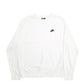 Mens White Nike  Crewneck Jumper