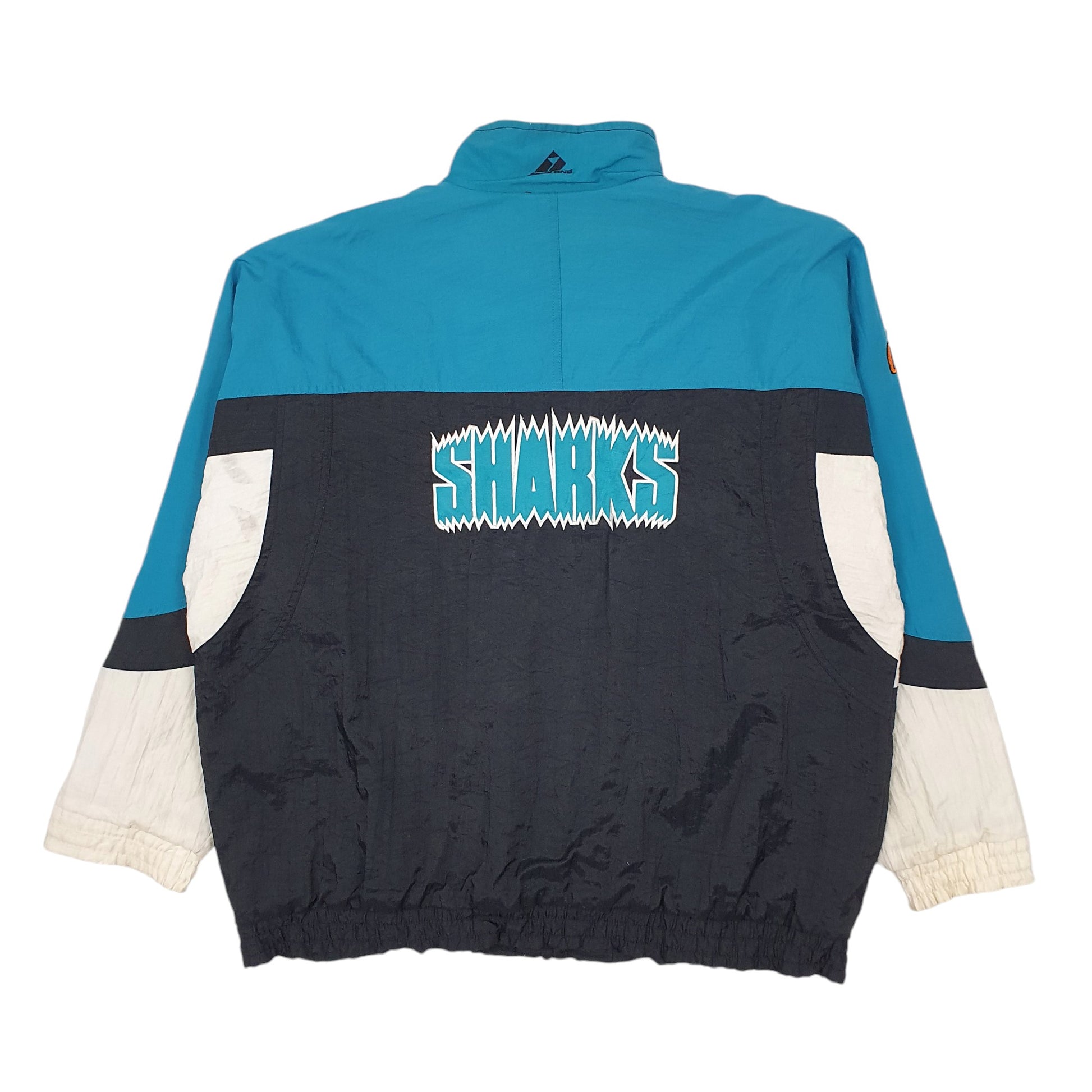 Mens Black NHL Apex One San Jose Sharks Hockey Vintage 1990s  Coat