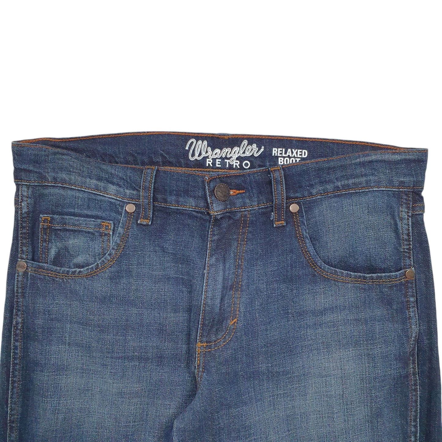 Mens Blue Wrangler Relaxed Retro WRT20JH JeansW32 L30