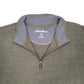 Mens Khaki Eddie Bauer  Quarter Zip Jumper