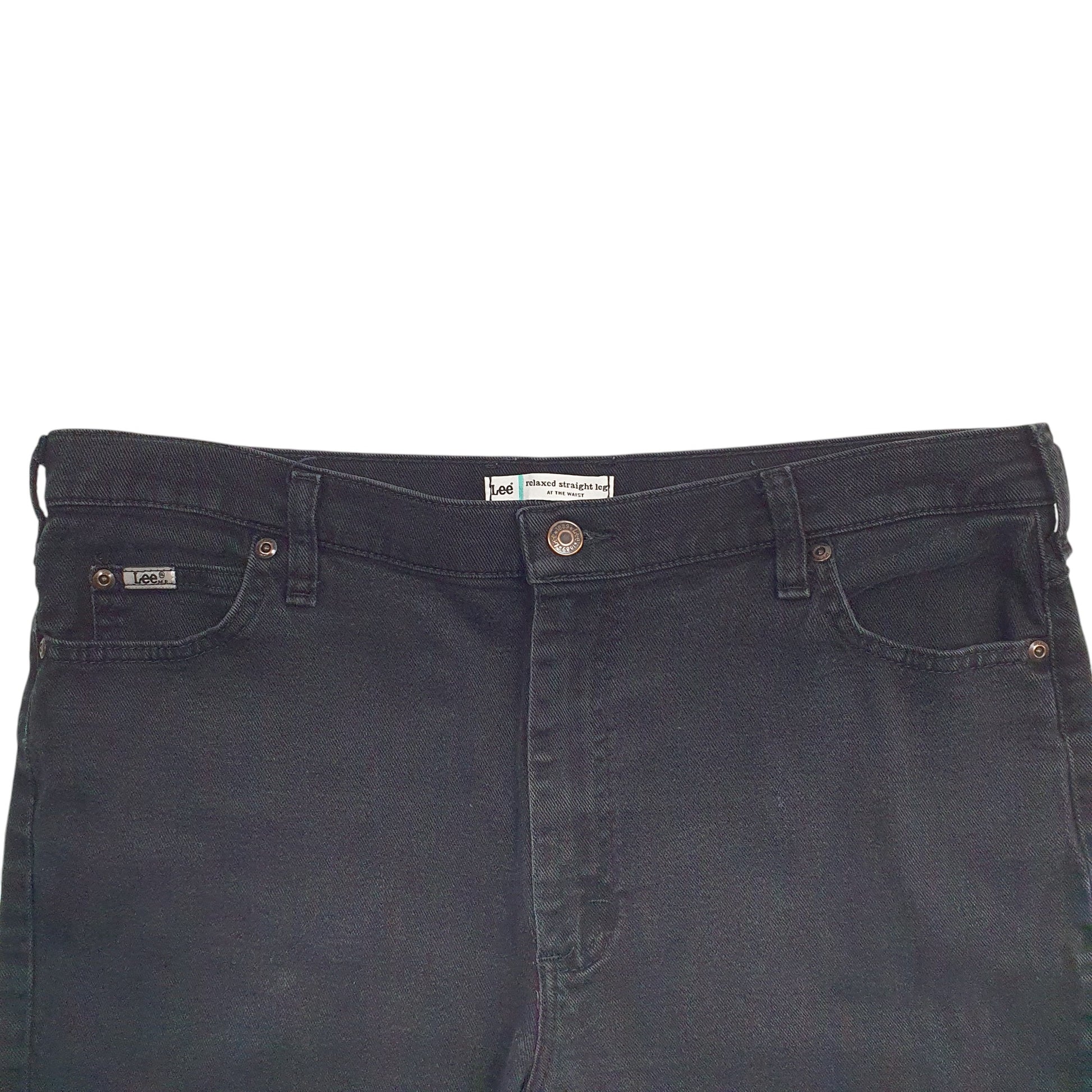 Mens Black Lee  Relaxed JeansW36 L30