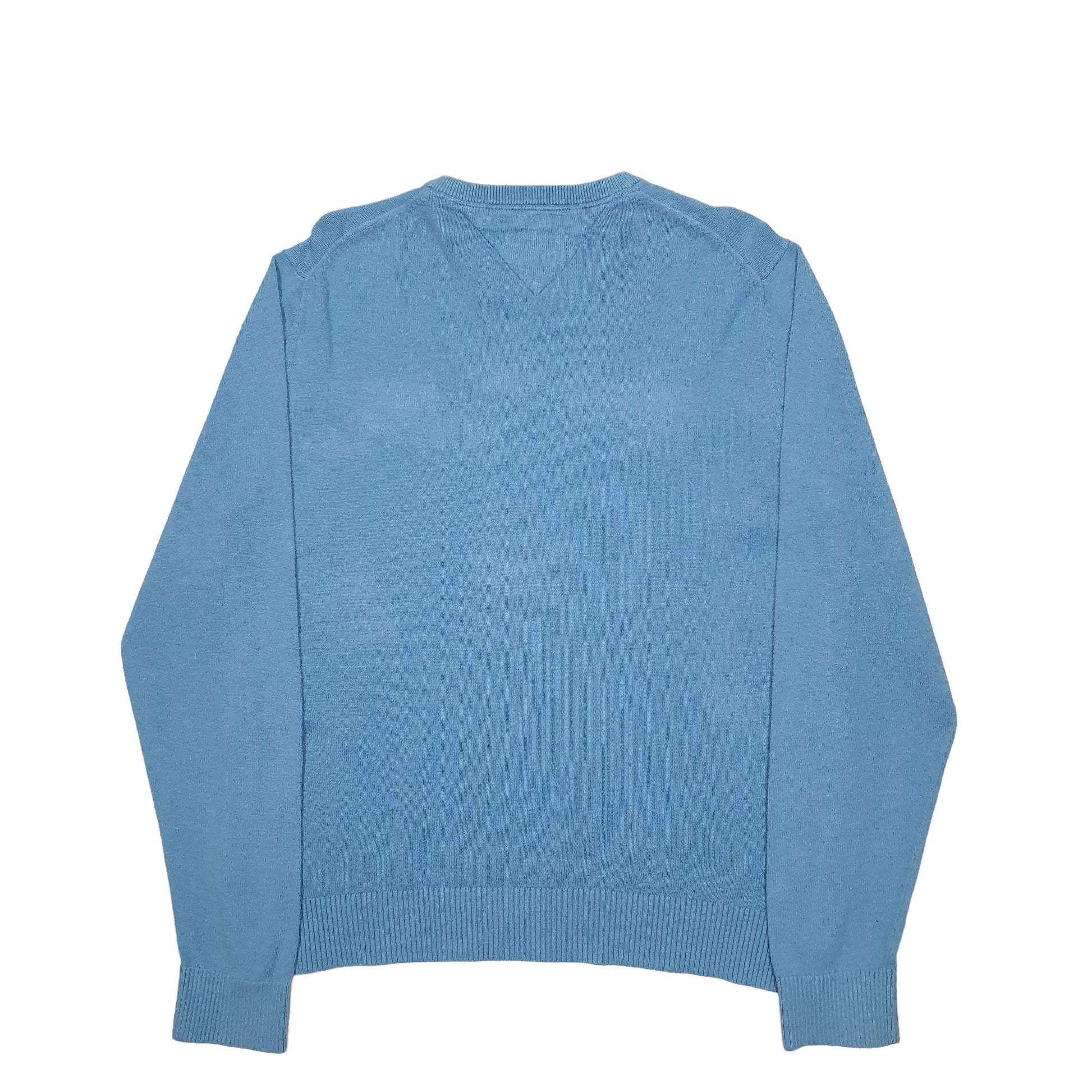 Mens Blue Tommy Hilfiger Knit Crewneck Jumper
