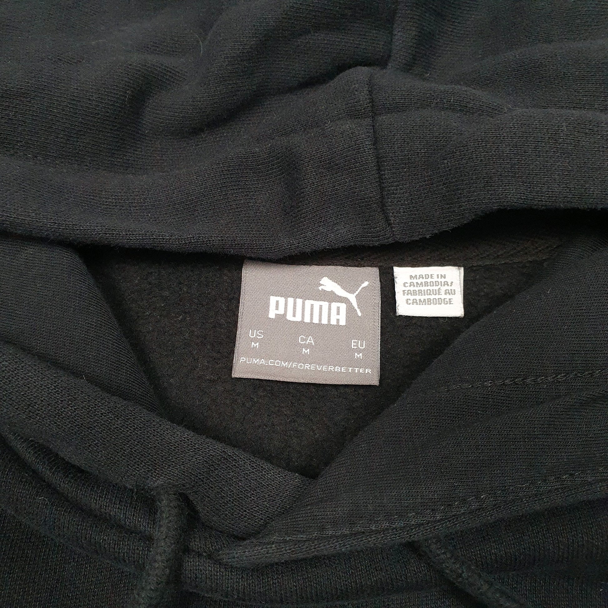 Mens Black Puma  Hoodie Jumper