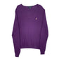 Womens Purple Ralph Lauren Sport Knitwear V Neck Jumper