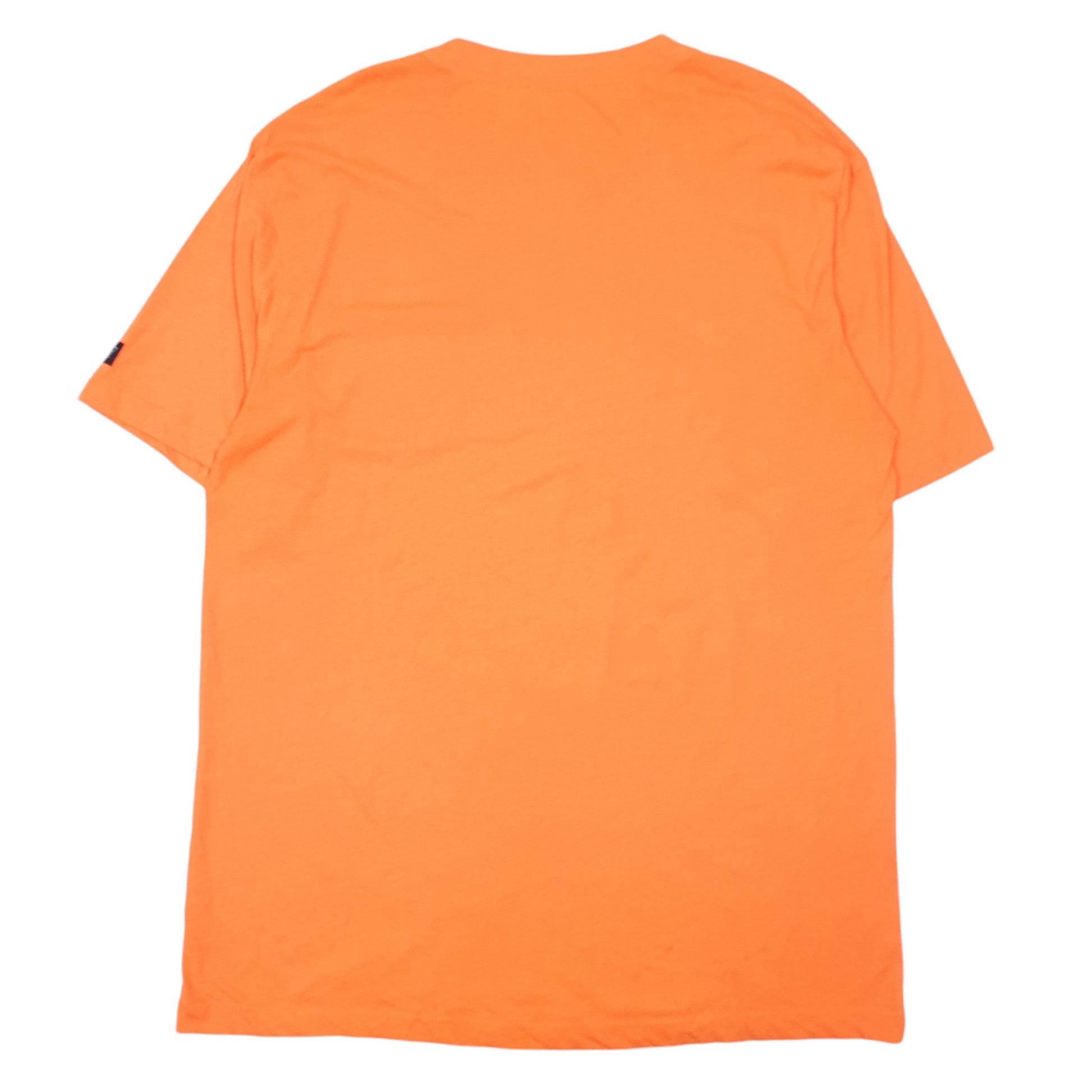 Mens Orange Dickies Pocket Workwear High Vis Short Sleeve T Shirt