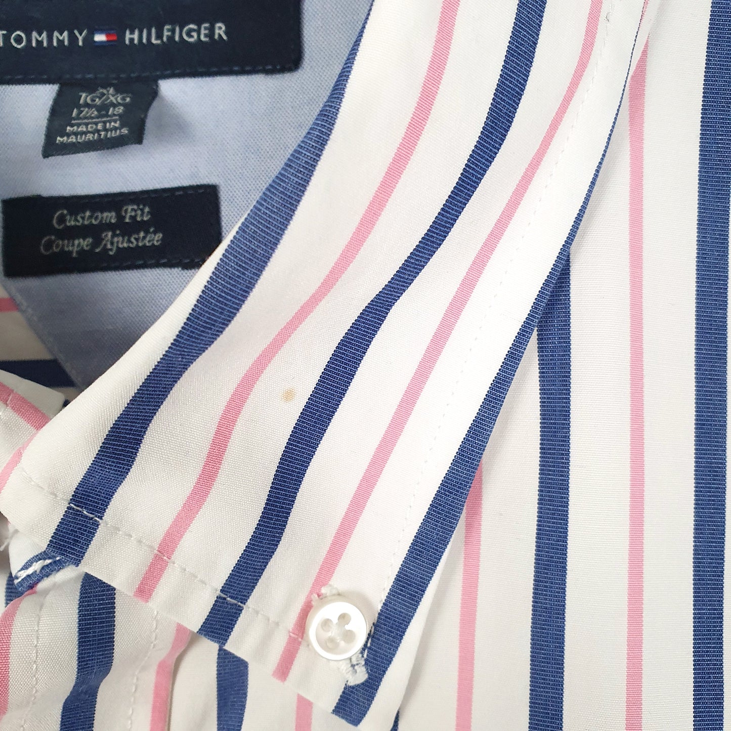Mens White Tommy Hilfiger  Long Sleeve Shirt