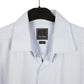 Mens Blue David Donohue Trim Long Sleeve Shirt