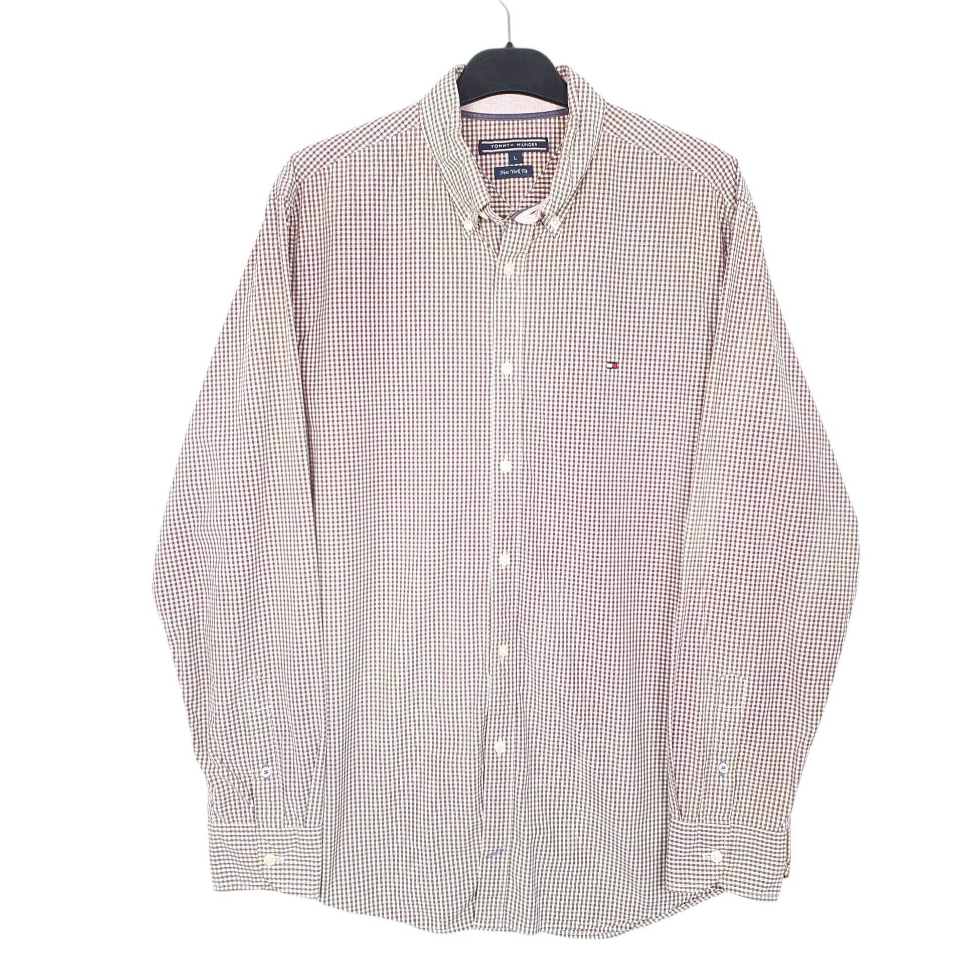 Mens White Tommy Hilfiger New York Long Sleeve Shirt