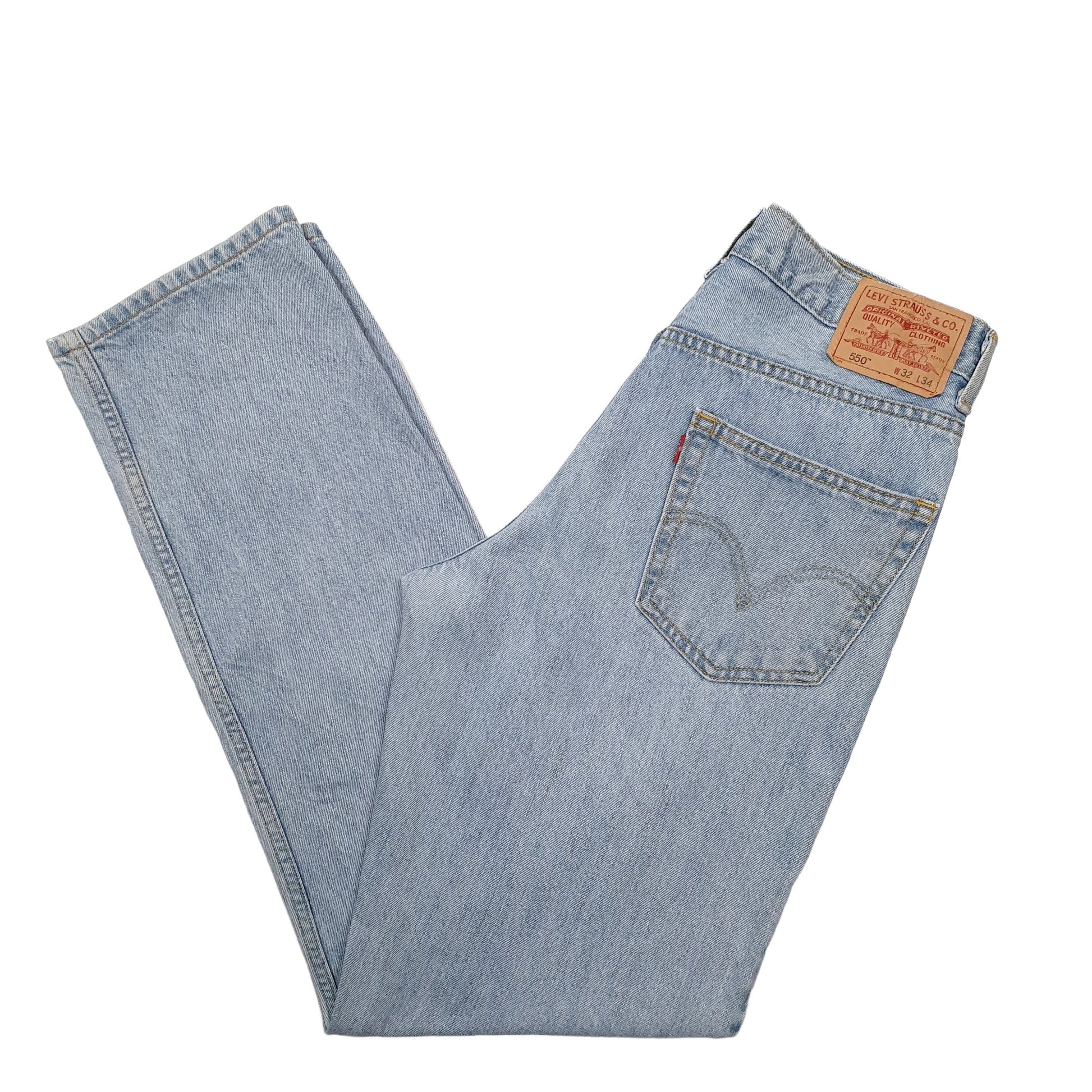 Mens Blue Levis  550 JeansW32 L34