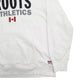 Mens White Roots Canada Spellout Hoodie Jumper