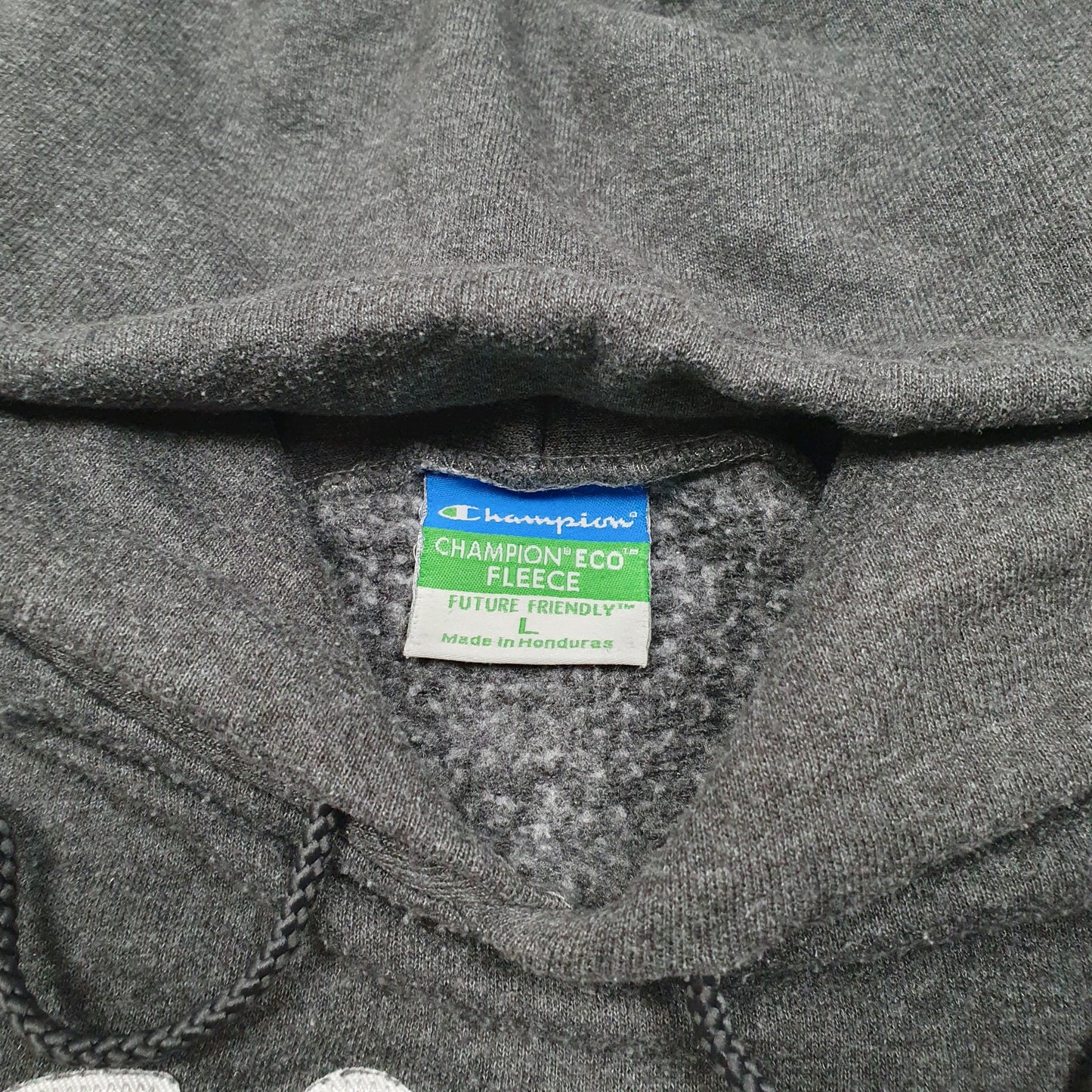 Mens Grey Champion Uchicago USA Spellout Hoodie Jumper