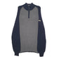 Mens Grey Nautica Knit Quarter Zip Jumper