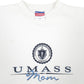 Mens White Champion University of Massachusetts Crewneck Jumper