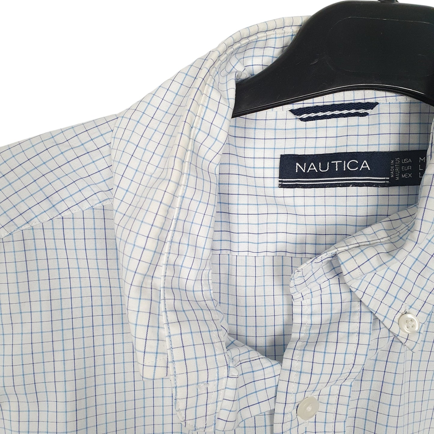 Mens White Nautica  Short Sleeve Shirt