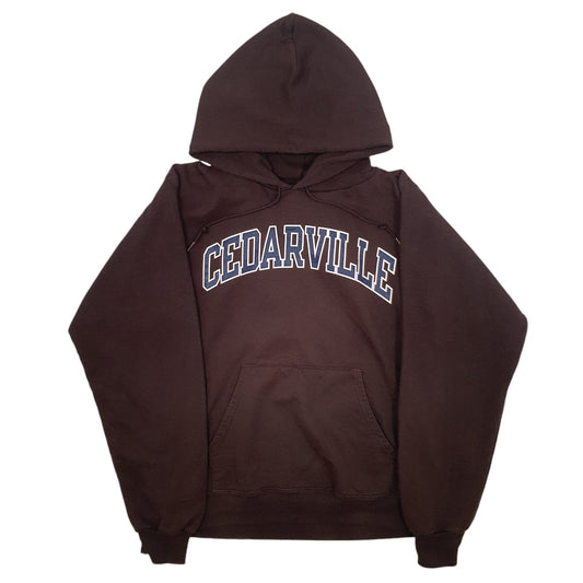 Womens Brown Champion Cedarville Hoodie Jumper