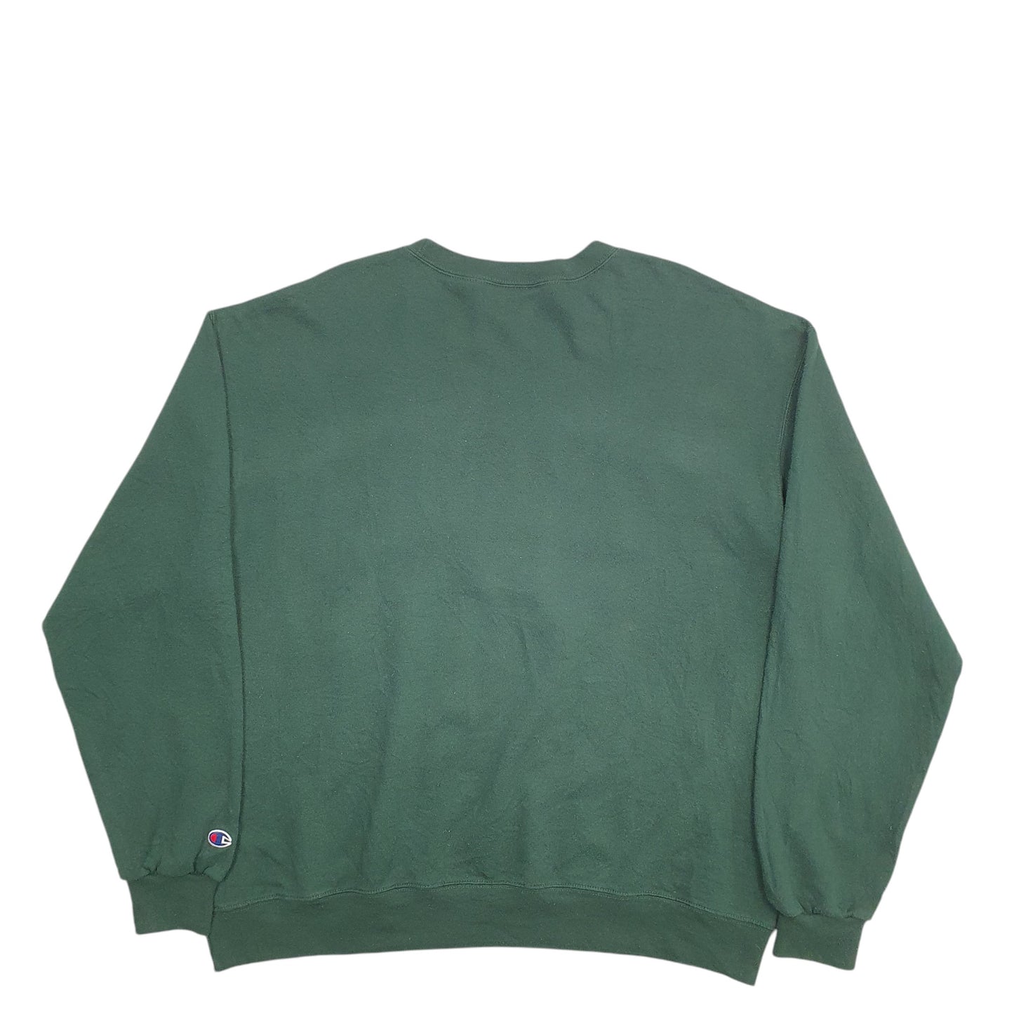 Mens Green Champion Irish Spellout Crewneck Jumper