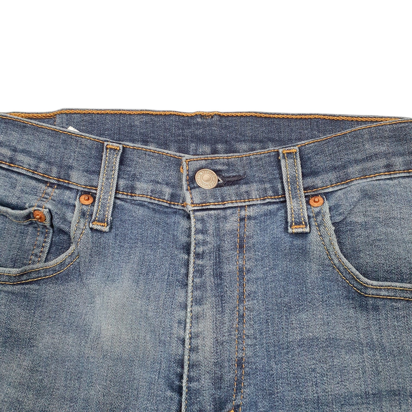 Mens Blue Levis Stretch 502 JeansW33 L32