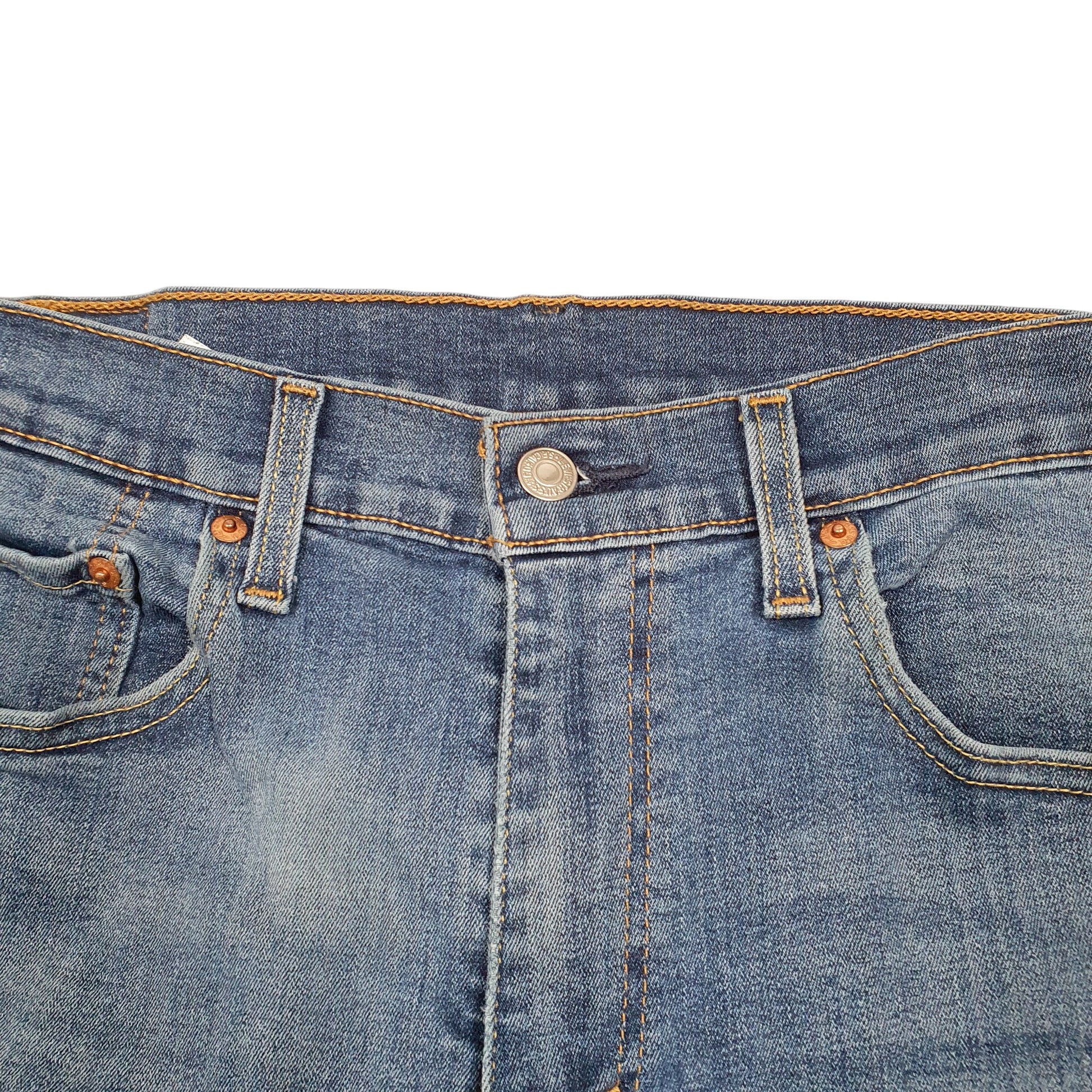 Mens Blue Levis Stretch 502 JeansW33 L32