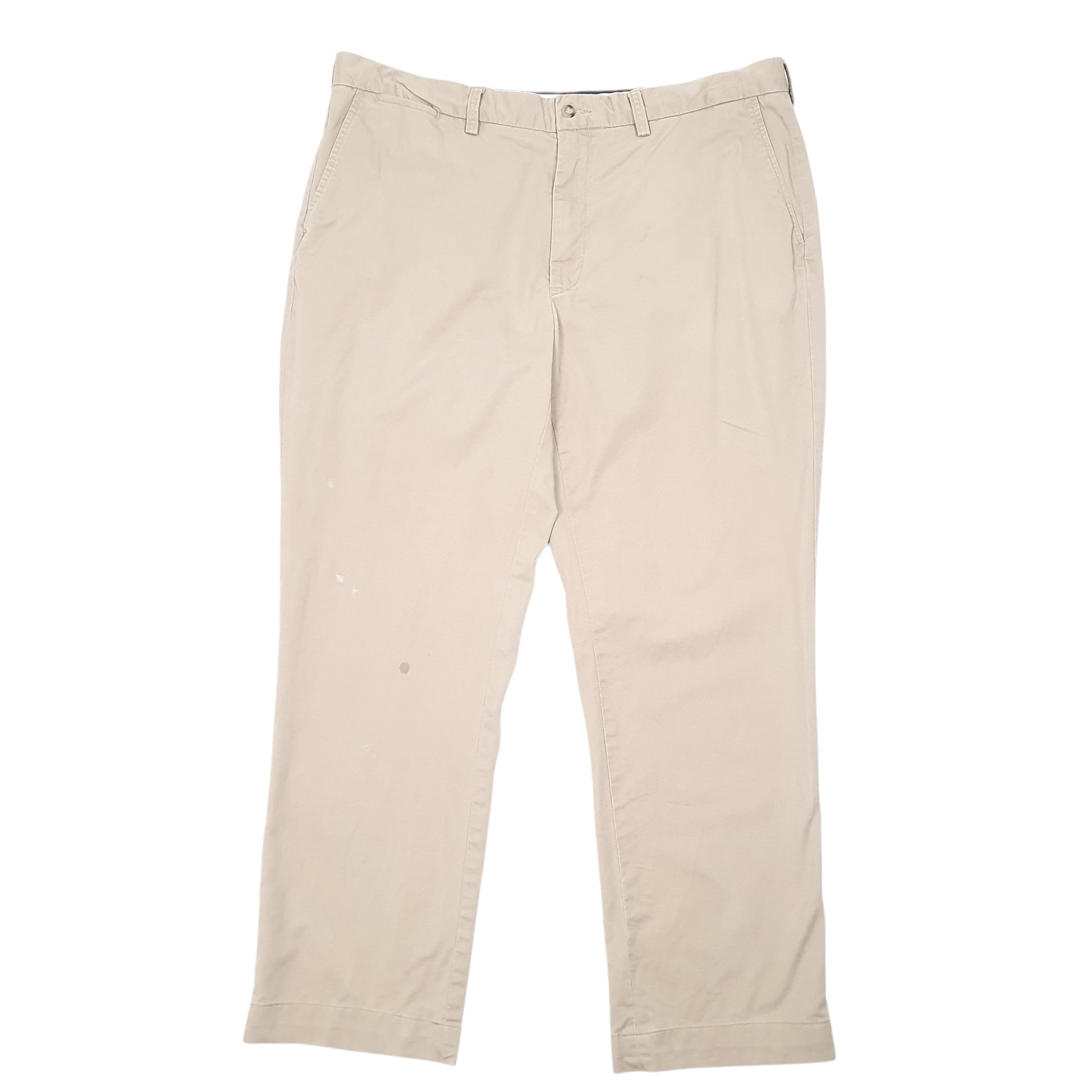 Mens Beige Polo Ralph Lauren Stretch Classic Chino Trousers