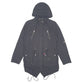 Womens Black Levis Fishtail Mod  Coat