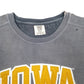 Mens Grey Comfort Colors Iowa State USA Fader Spellout Crewneck Jumper