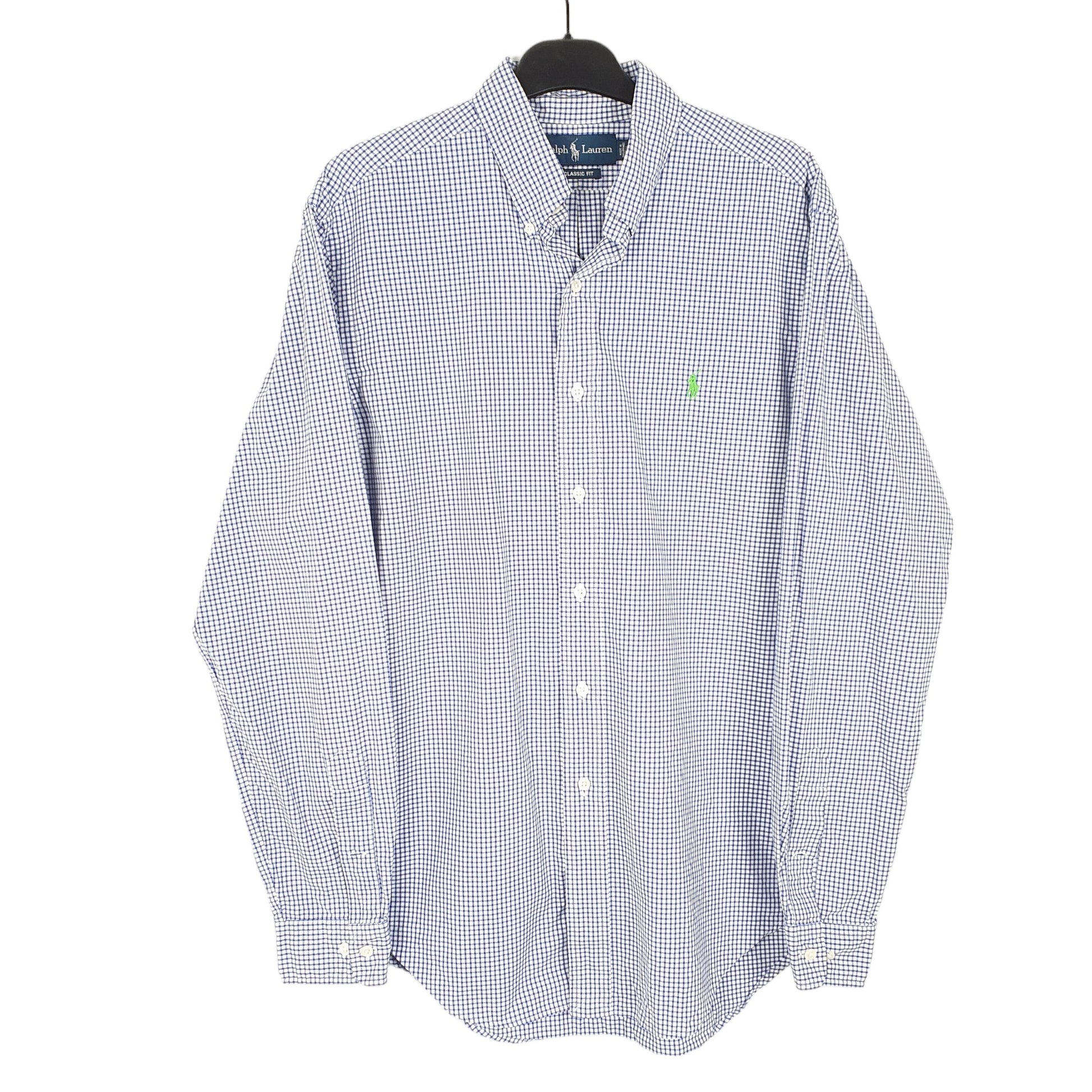 Mens Blue Ralph Lauren  Long Sleeve Shirt